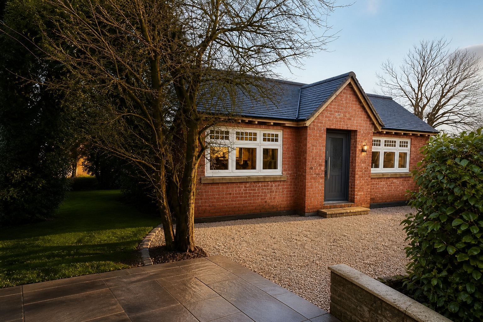 Bespoke brick bungalow
